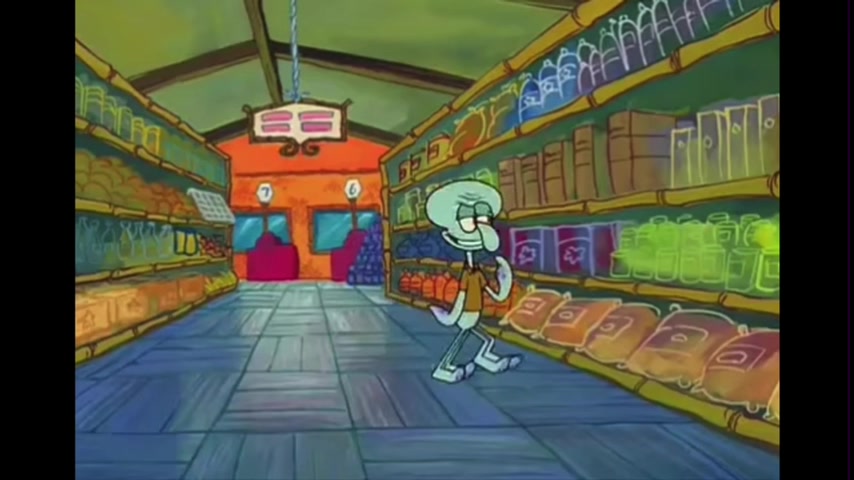 spongebob clip squidward canned bread season 2 episode 26b